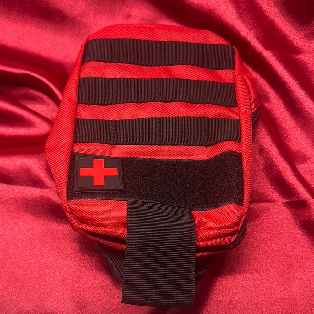 Red and Black Tactical Pouch